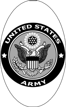 US Army Emblem - Military Insignia Decal - Etched Glass Decals, Vinyl ...
